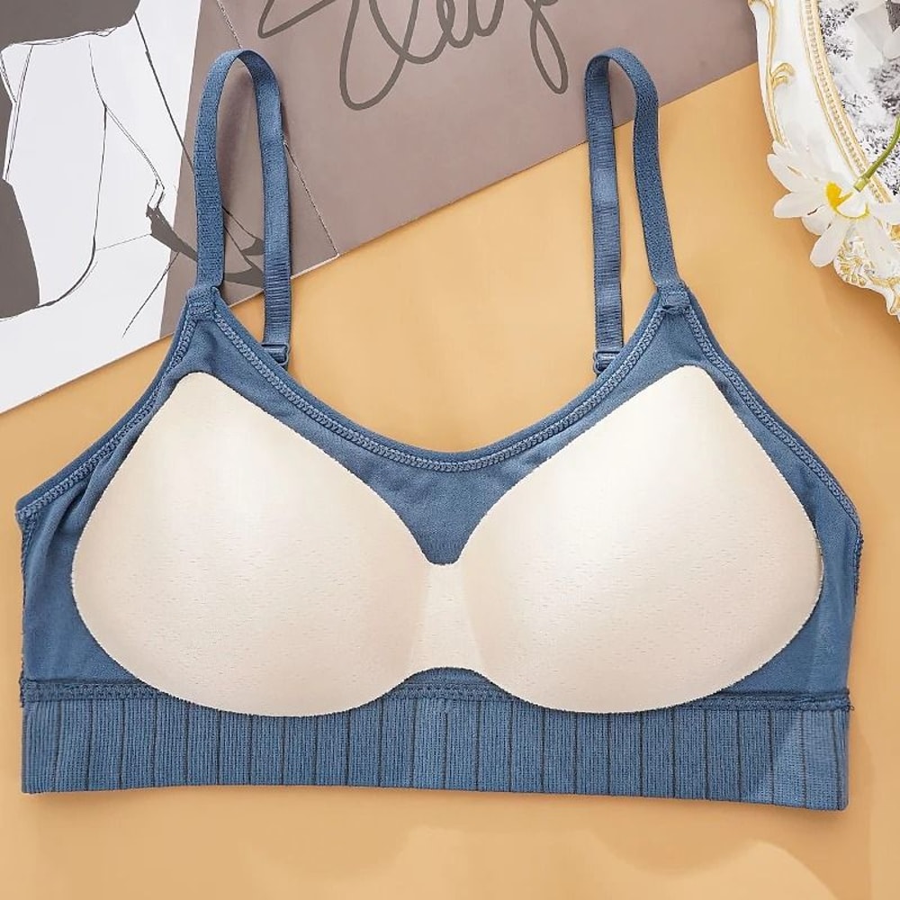 Seamless Wireless Bralette Padded Sleep Bra With U Back Support 11