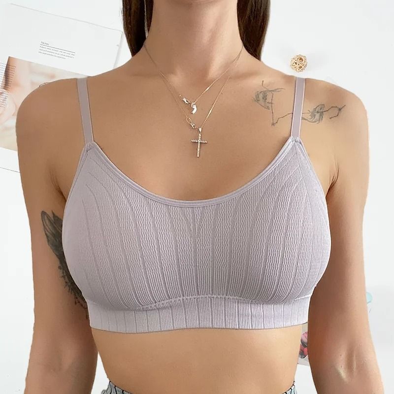 Seamless Wireless Bralette Padded Sleep Bra With U Back Support 13