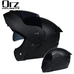 dot approved modular motorcycle helmet flip up dual visor racing helmet