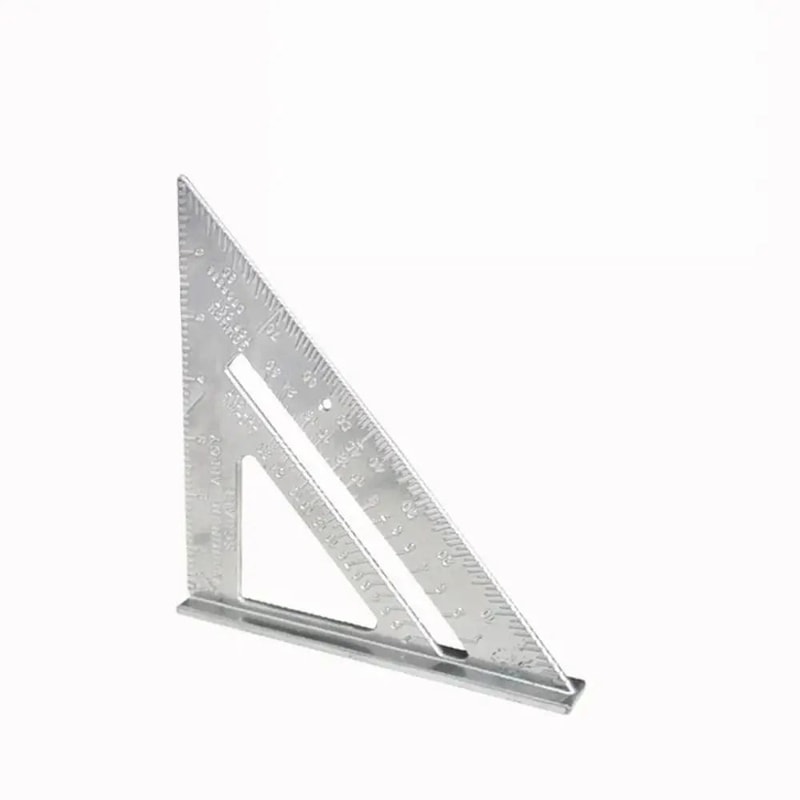 7 Inch Aluminum Speed Square Triangle Ruler Angle Measuring Tool 7