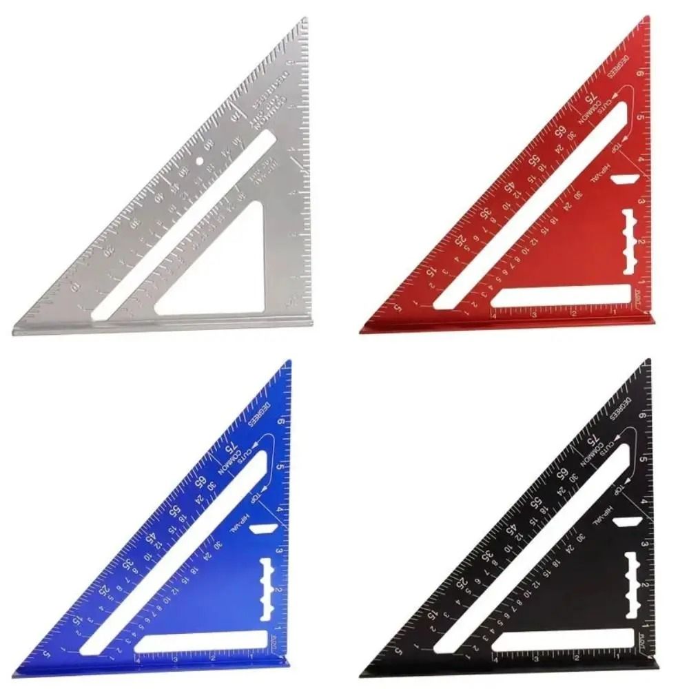 7 Inch Aluminum Speed Square Triangle Ruler Angle Measuring Tool 9