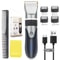 Professional Hair Clipper Cordless Hair Trimmer Rechargeable Electric Barber Kit 4