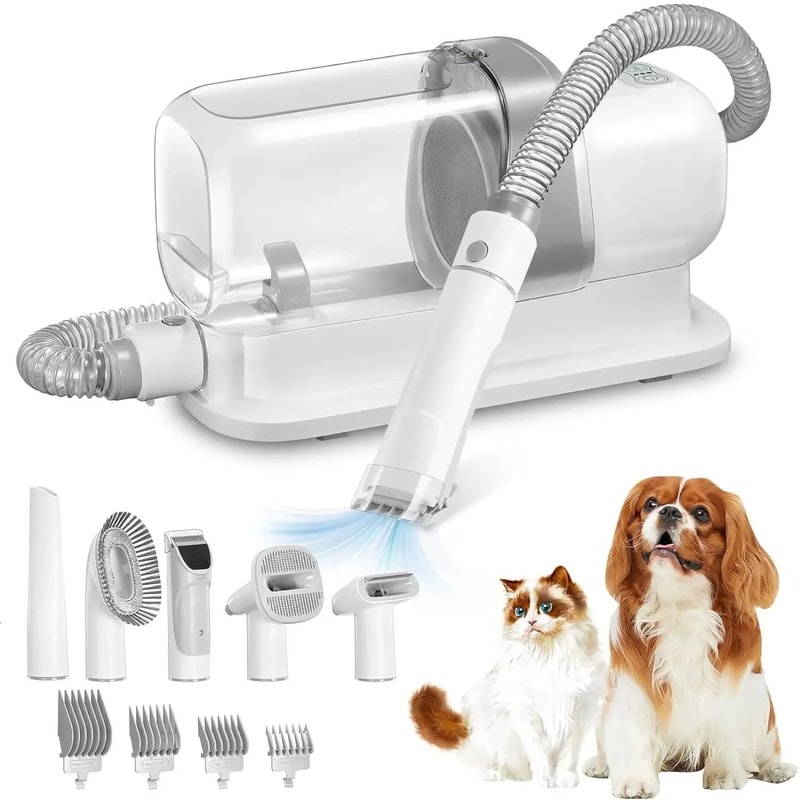 Dog Grooming Vacuum Pet Grooming Kit With 23L Hair Dust Cup Dog Brush Vacuum 3