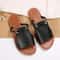Women Square Toe Cross Strap Flat Sandals Summer Flip Flops Beach Slippers 2