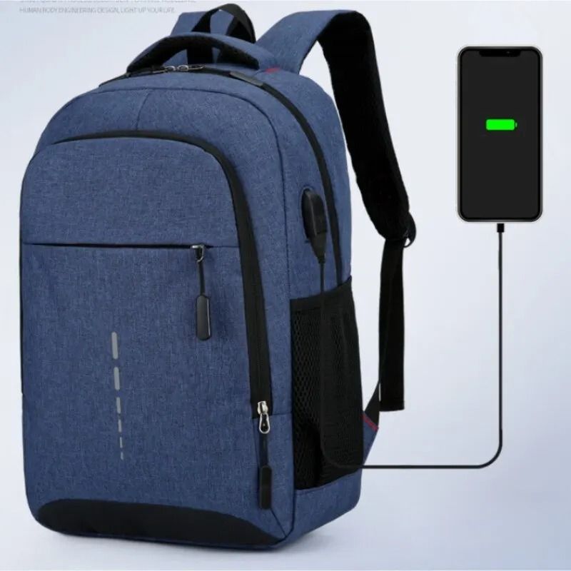 Large Capacity Travel Laptop Backpack Simple Fashion Student Computer Bag 4
