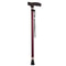 Non Slip Retractable Walking Cane With LED Light Aluminum Alloy Elderly Support Stick 2