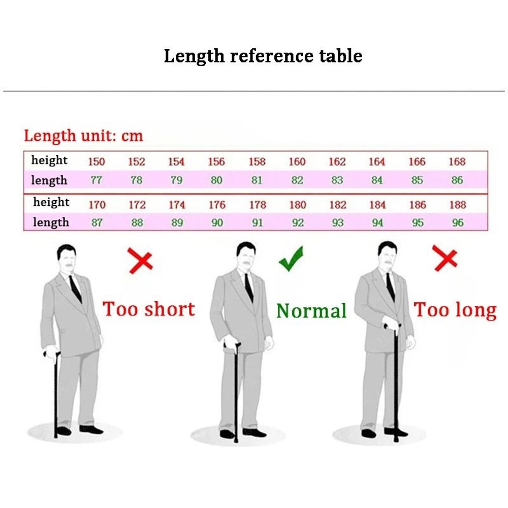 Non Slip Retractable Walking Cane With LED Light Aluminum Alloy Elderly Support Stick 13