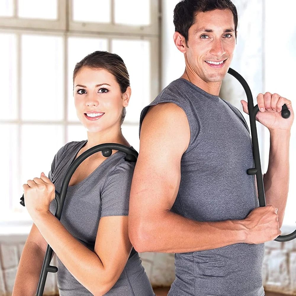 Trigger Point Massager Hook Cane Neck And Back Self Massage Tool With Back Scratcher 6