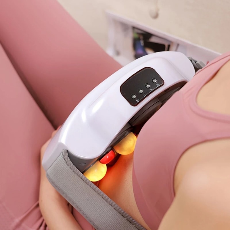Electric Abdominal Massager Stomach Massager Belly Massage Device Waist Comfort Belt 2