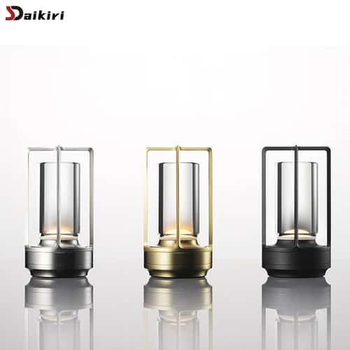 Rechargeable Touch Crystal Table Lamp LED Night Light Portable Atmosphere Lamp