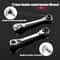 Mini 2 In 1 Ratchet Wrench Screwdriver Socket Tool Compact Tight Space Hand Tool 0