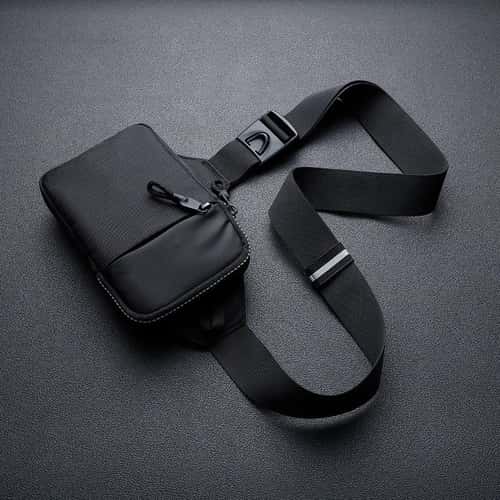 Large Capacity Crossbody Chest Bag Casual Sports Sling Bag for Men and Women
