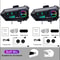 Kebidumei YP10 2X Motorcycle Intercom Headset Bluetooth 53 Waterproof 300m 3