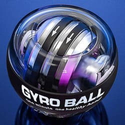 led gyro wrist ball forearm strength trainer hand grip exercise power ball