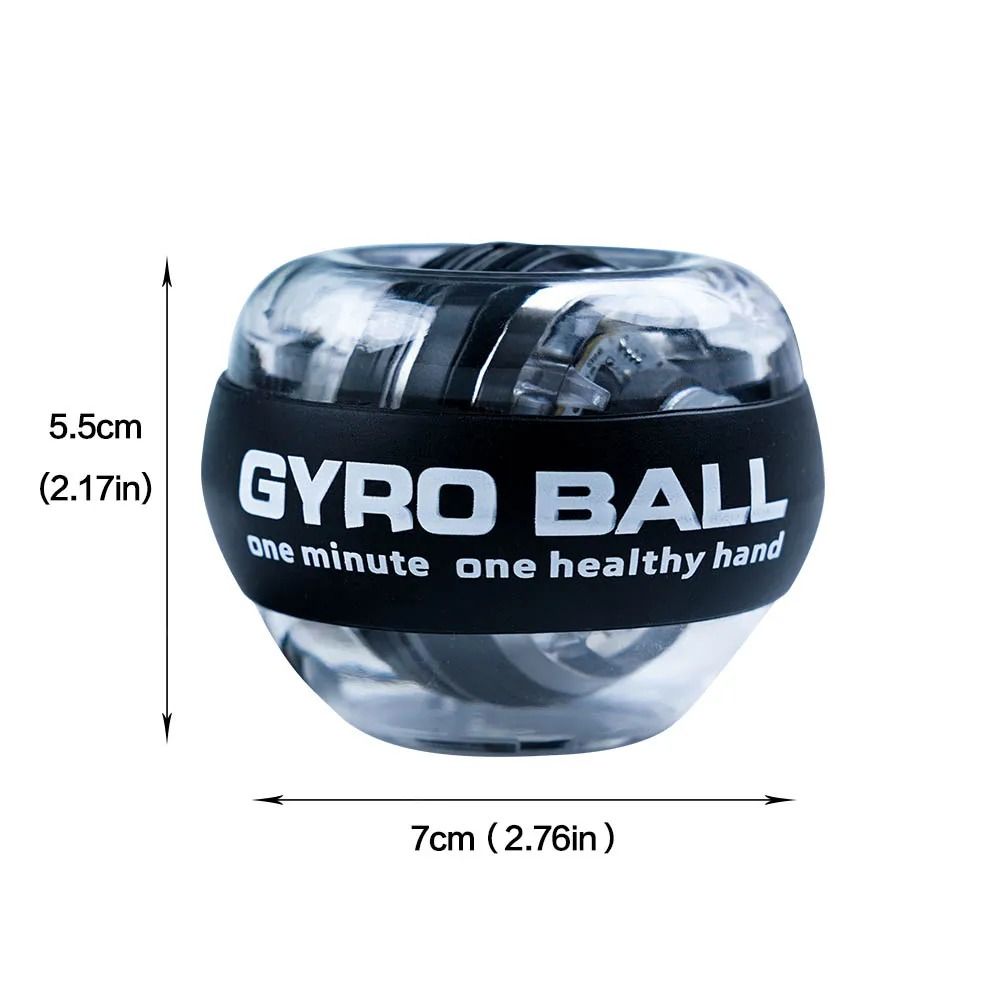 LED Gyro Wrist Ball Forearm Strength Trainer Hand Grip Exercise Power Ball 7