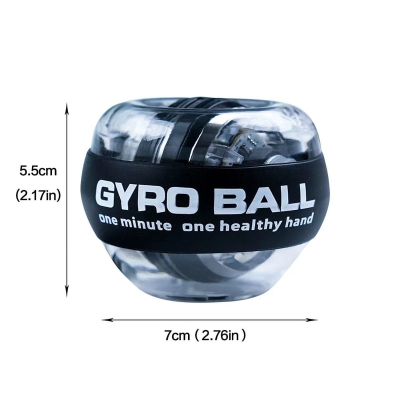 LED Gyro Wrist Ball Forearm Strength Trainer Hand Grip Exercise Power Ball 7