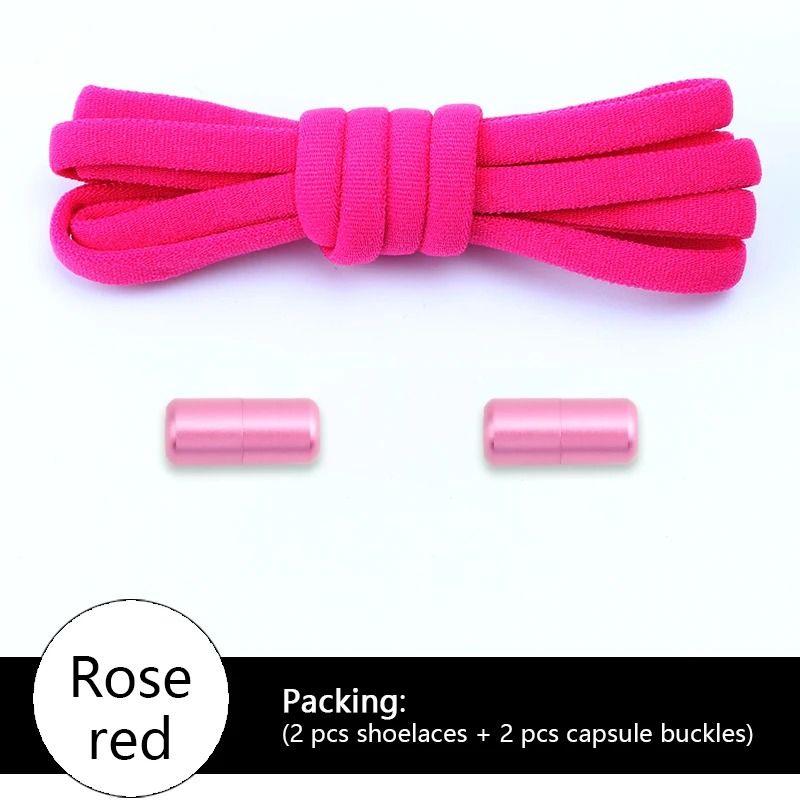 Elastic No Tie Shoelaces For Sneakers Colorful Round Shoe Laces For Kids And Adults 7