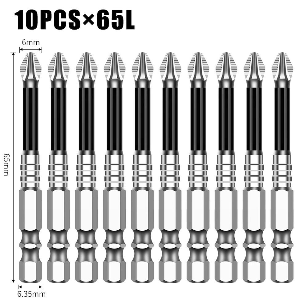 K5 S2 Steel Magnetic Screwdriver Bit Non Slip Phillips Cross Head Drill Bit 16
