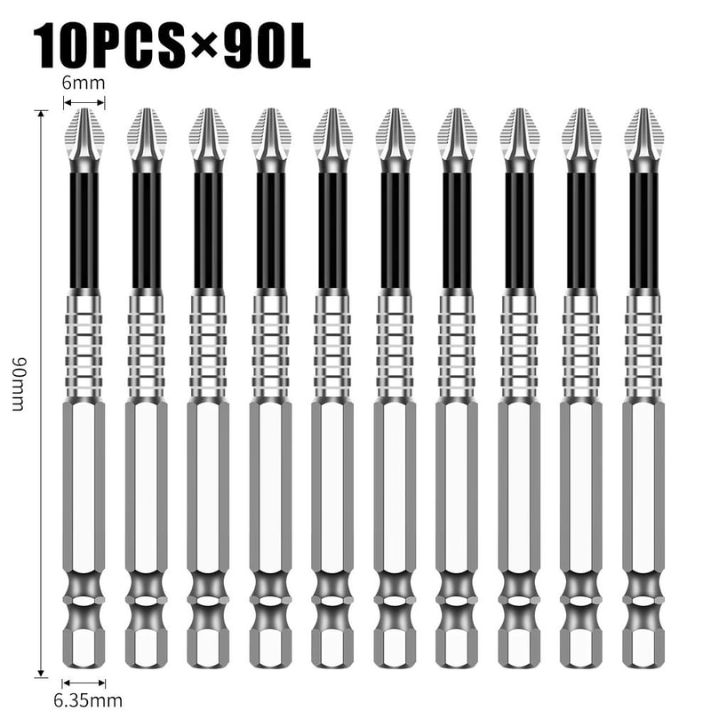 K5 S2 Steel Magnetic Screwdriver Bit Non Slip Phillips Cross Head Drill Bit 18