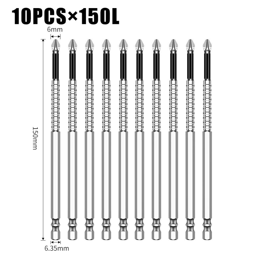 K5 S2 Steel Magnetic Screwdriver Bit Non Slip Phillips Cross Head Drill Bit 19