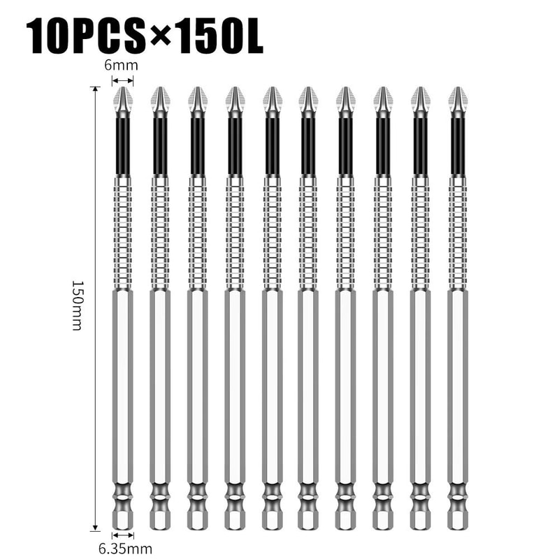 K5 S2 Steel Magnetic Screwdriver Bit Non Slip Phillips Cross Head Drill Bit 19