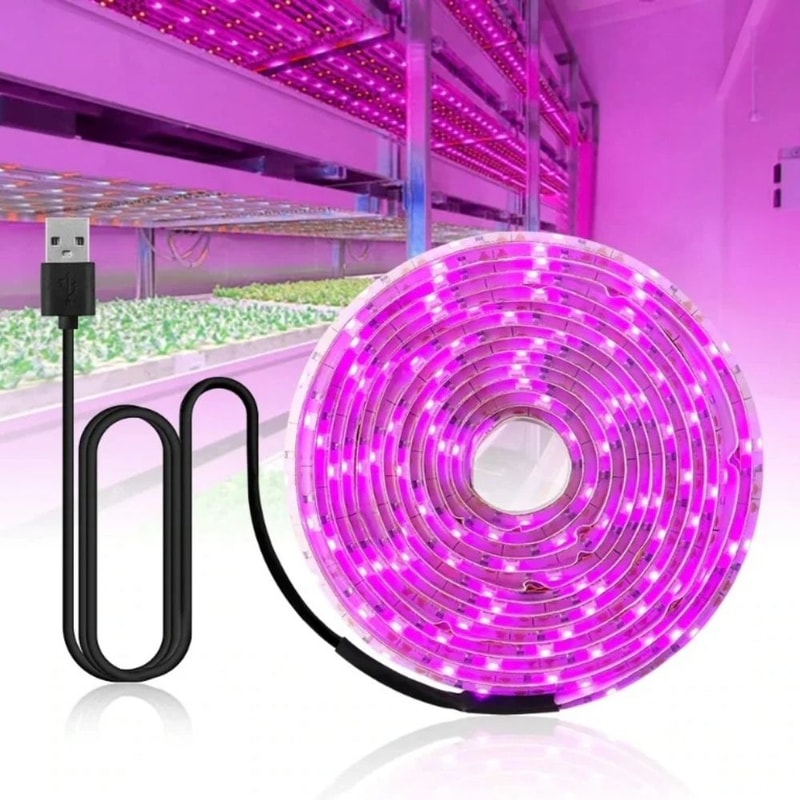 Full Spectrum USB Grow Light Strip LED Plant Light For Indoor Plants And Hydroponics 2