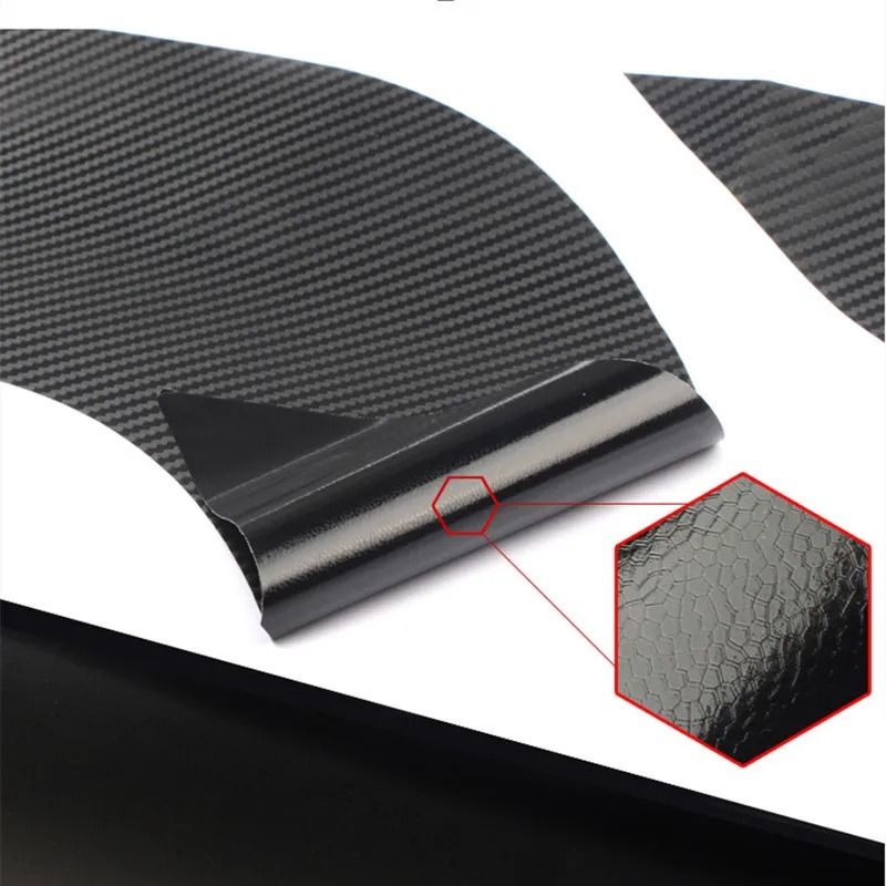 Carbon Fiber Car Door Handle Protector Sticker Set Scratch Resistant Car Handle Film 4pcs 8