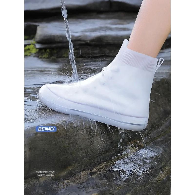 Reusable Waterproof Shoe Covers Non Slip Silicone Rain Overshoes For Men And Women 7