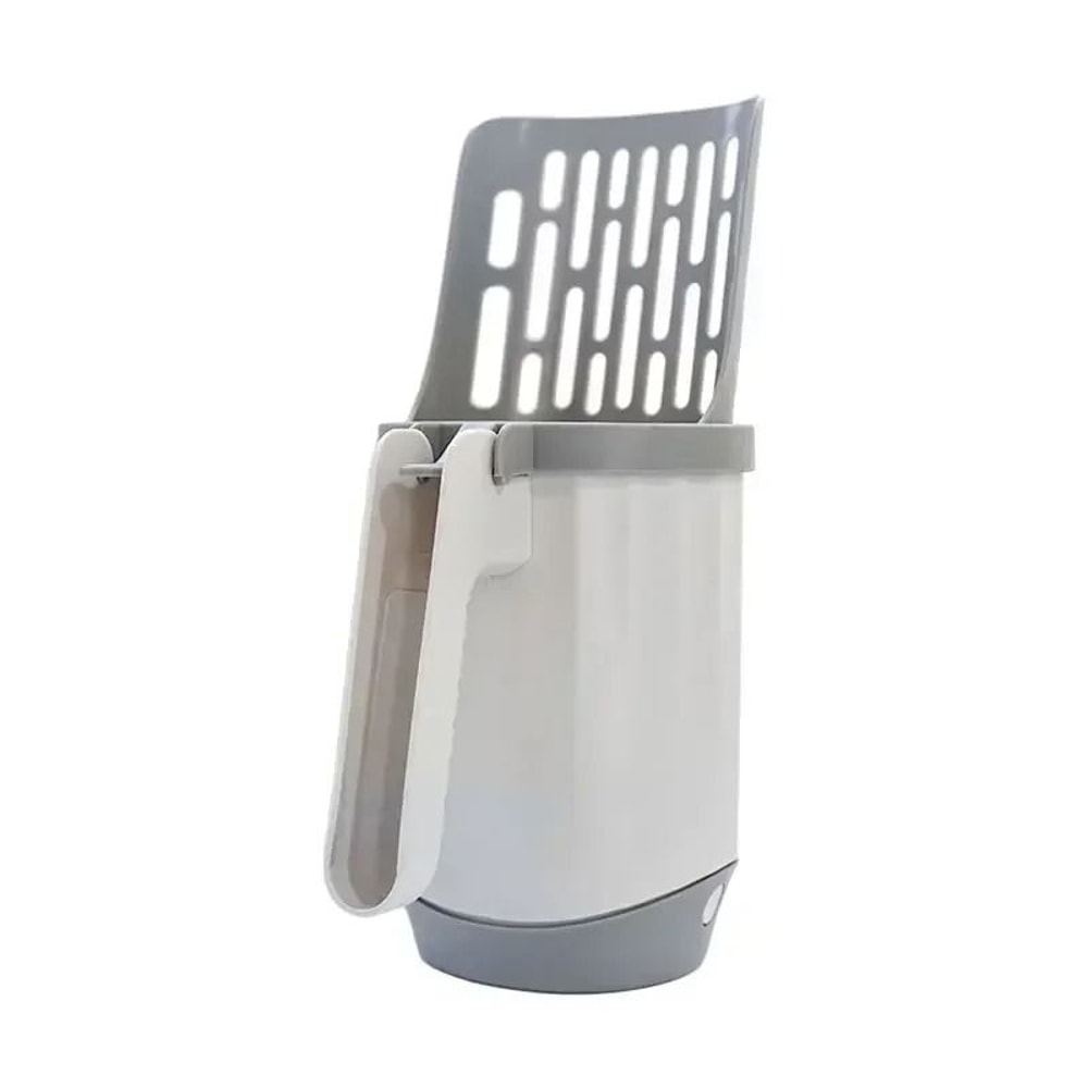 Cat Litter Scoop With Refill Bags Self Cleaning Litter Shovel Pet Waste Scooper 3
