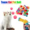 Interactive Cat Ball Launcher Toy Kitten Training Plush Ball Shooting Game Set 0