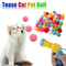Interactive Cat Ball Launcher Toy Kitten Training Plush Ball Shooting Game Set 0