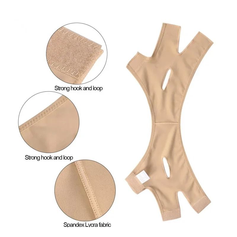 Breathable V Line Face Lift Bandage Chin Slimming Strap Jawline Shaper 5