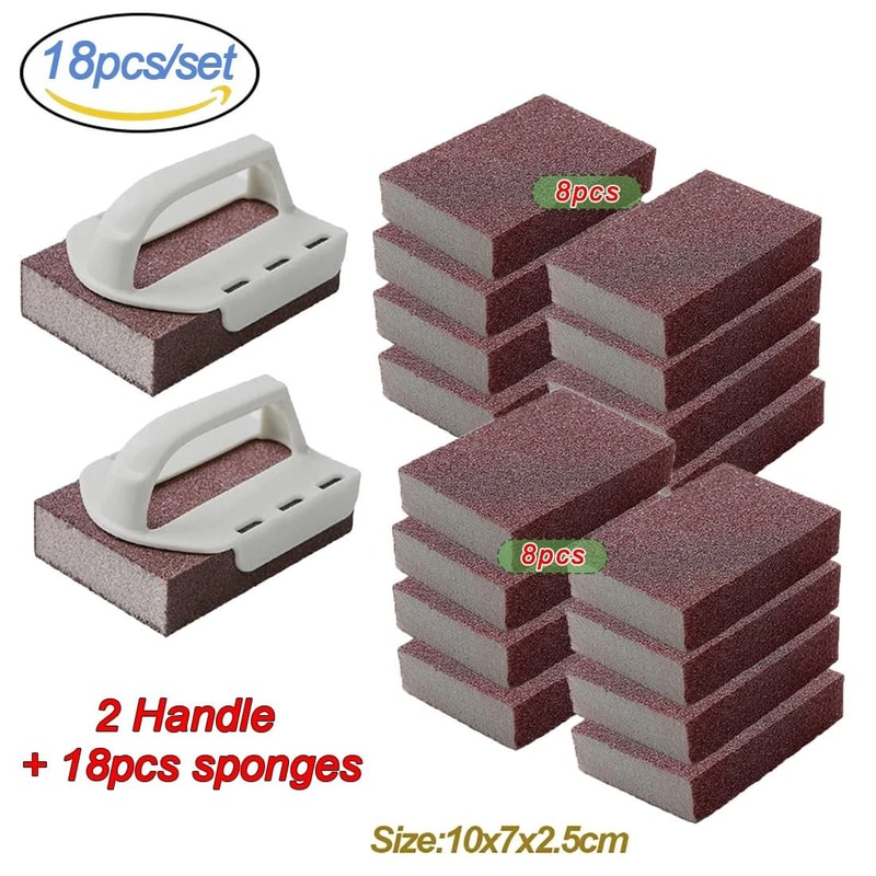 Magic Sponge Eraser Rust Remover Descaling Cleaning Sponge For Cooktop And Pots 12