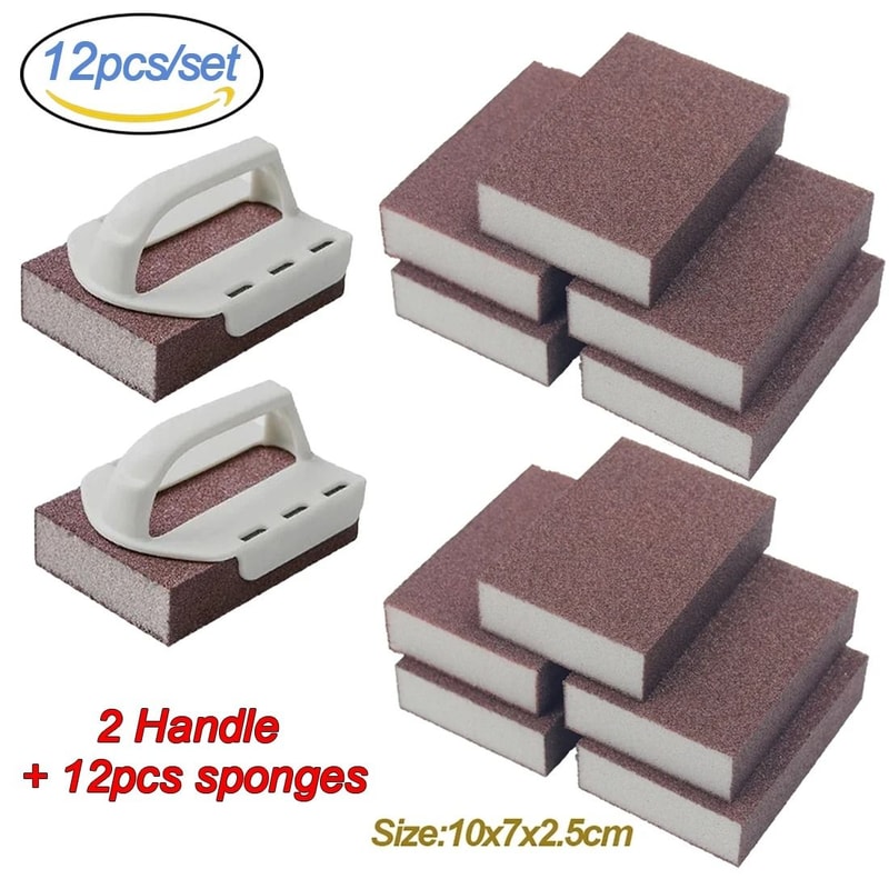 Magic Sponge Eraser Rust Remover Descaling Cleaning Sponge For Cooktop And Pots 11