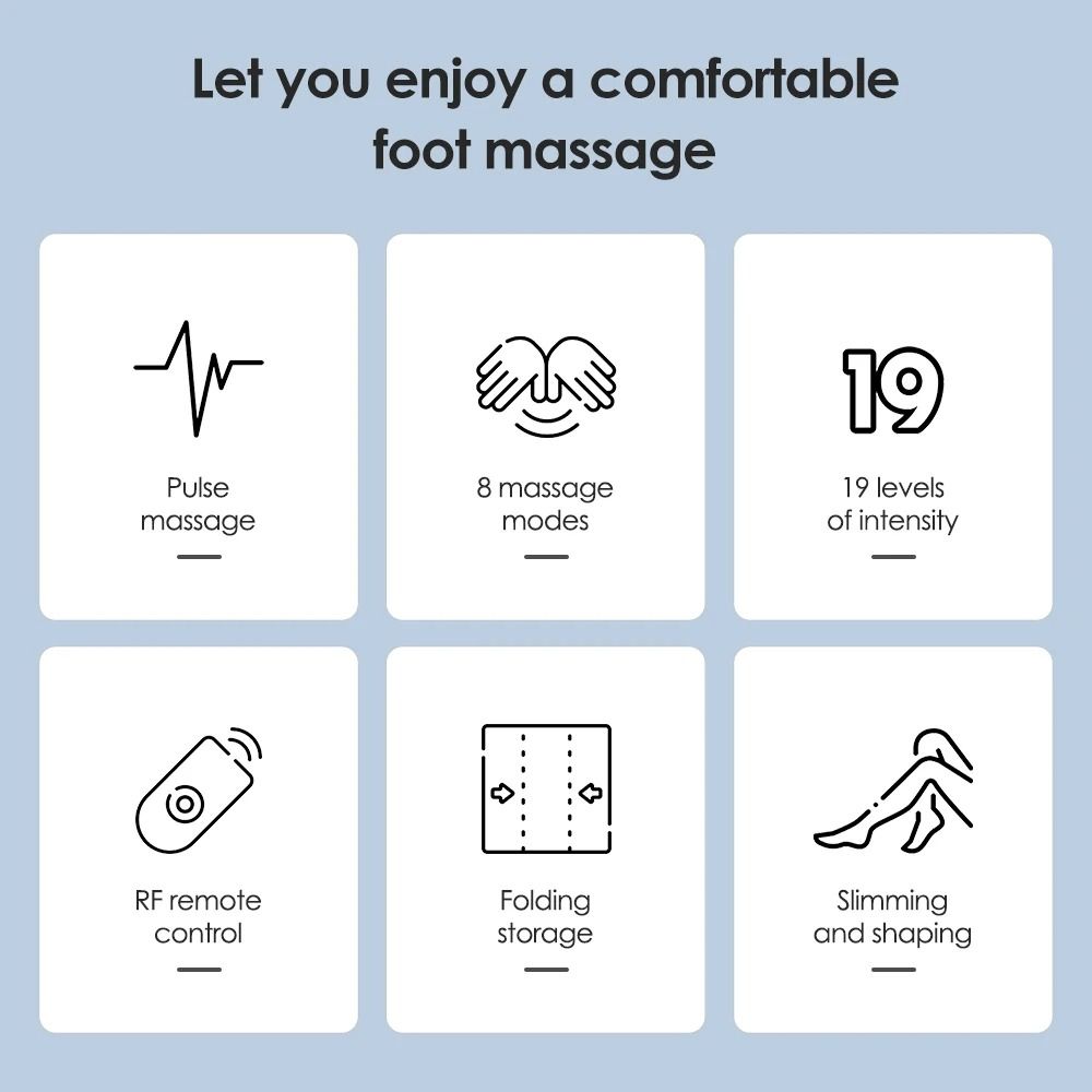 TENS Foot Massager Pad EMS Microcurrent Foot Mat For Relaxation And Muscle Stimulation 1