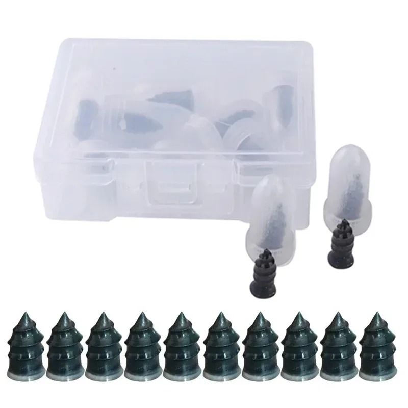 Universal Tubeless Tire Repair Kit Glue Free Tire Puncture Repair Nails Set For Car And Motorcycle 13