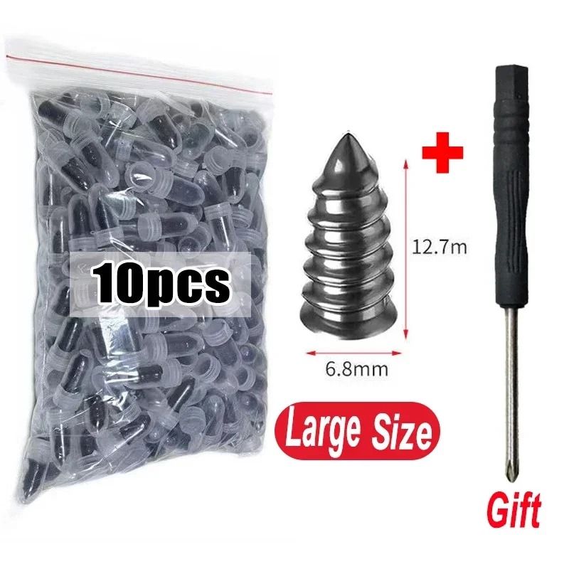 Universal Tubeless Tire Repair Kit Glue Free Tire Puncture Repair Nails Set For Car And Motorcycle 2