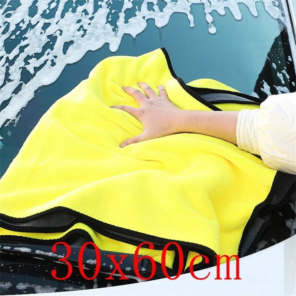 Large Car Wash Microfiber Towel Super Absorbent Scratch Free Drying Cloth 3