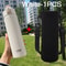 TYESO Stainless Steel Thermos Bottle With Straw 600ml 750ml Insulated Travel Cup 1