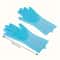 Pet Grooming Gloves Silicone Hair Removal Dog Bath Shampoo Scrubber Glove 5