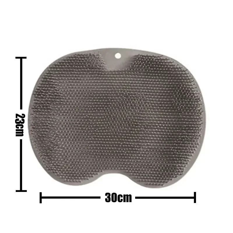 Silicone Back Scrubber And Shower Foot Scrubber Mat Non Slip Bath Massage Pad 1