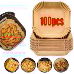 air fryer disposable liners non stick parchment paper 50pcs 100pcs baking sheets