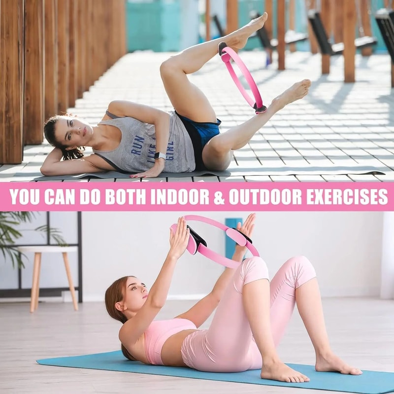 Pilates Ring Fitness Circle Resistance Training Magic Circle For Thighs Abs Legs 10