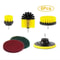 3 Pcs Drill Brush Kit Electric Scrubber Brush Set For Carpet Glass Car Tires Cleaning 5