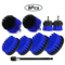 3 Pcs Drill Brush Kit Electric Scrubber Brush Set For Carpet Glass Car Tires Cleaning 7