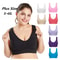 Seamless No Pad Sports Bra Breathable Workout Bralette For Yoga Running Fitness 7