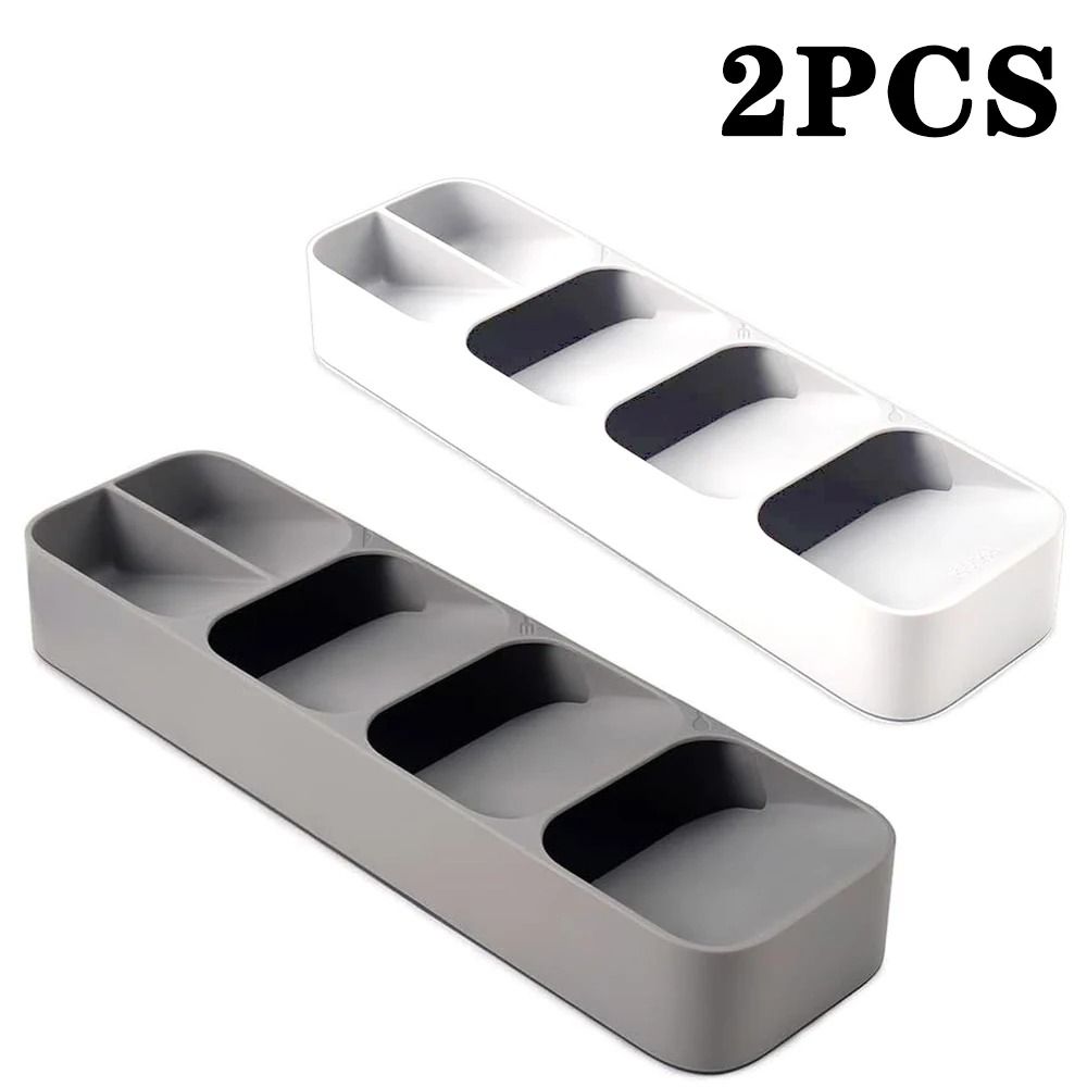 Cutlery Drawer Organizer Kitchen Utensil Tray Silverware Storage Tray With Compartments 3