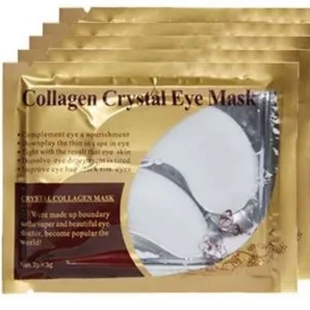 Gold Collagen Eye Mask Patches Under Eye Firming Moisturizing Skincare 10 Pairs 2