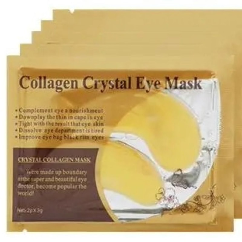 Gold Collagen Eye Mask Patches Under Eye Firming Moisturizing Skincare 10 Pairs 4