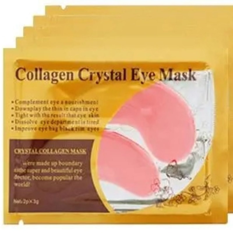 Gold Collagen Eye Mask Patches Under Eye Firming Moisturizing Skincare 10 Pairs 3
